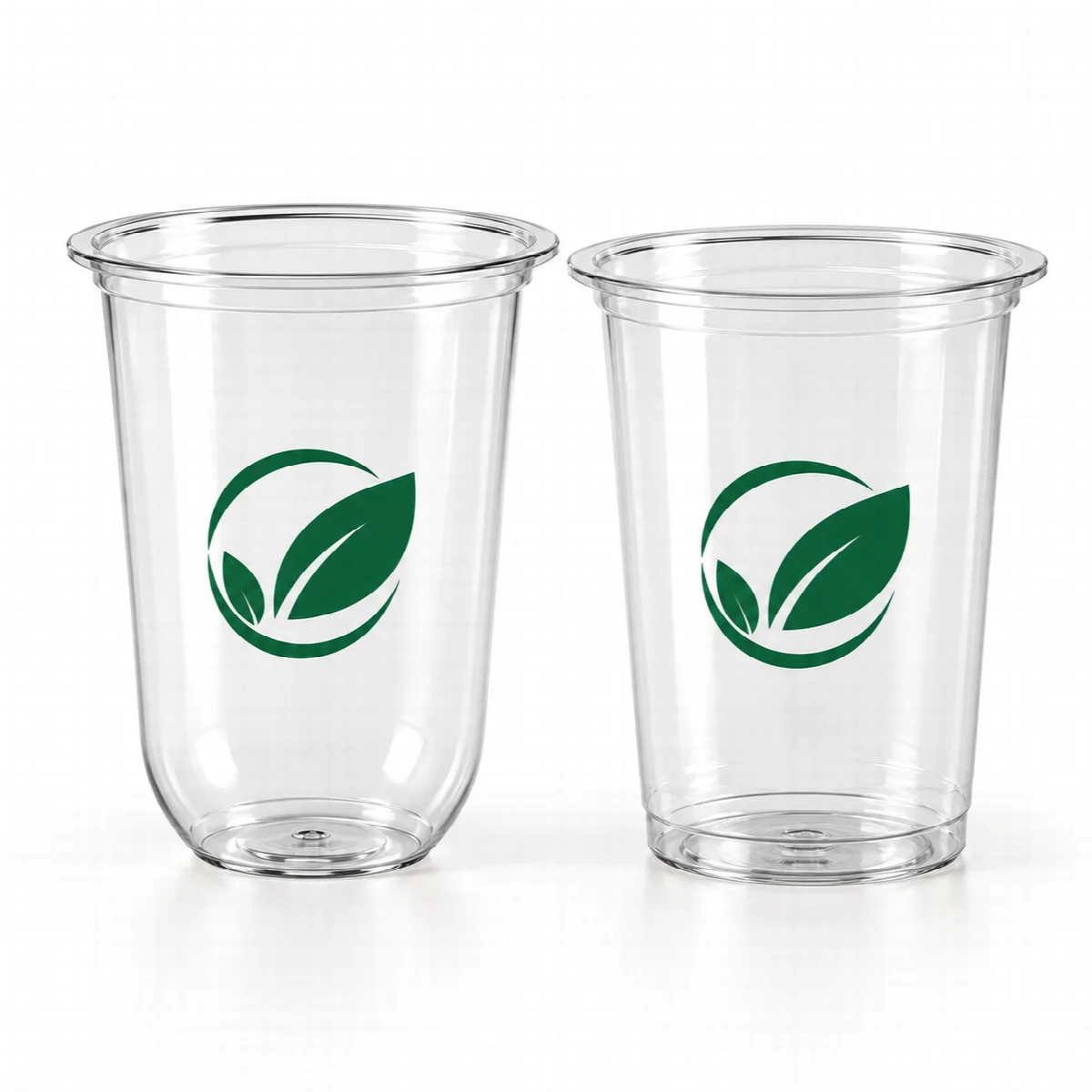 Printing Cup Plastik Oval & Datar (Polycup) 12–22 Oz