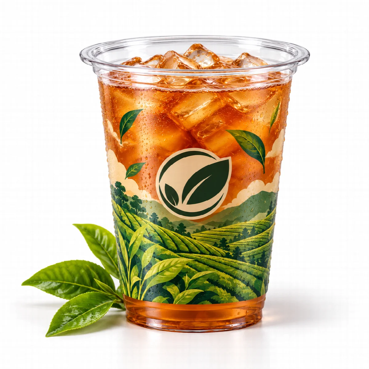Gelas Teh Motif Es Teh Solo Kebun Teh