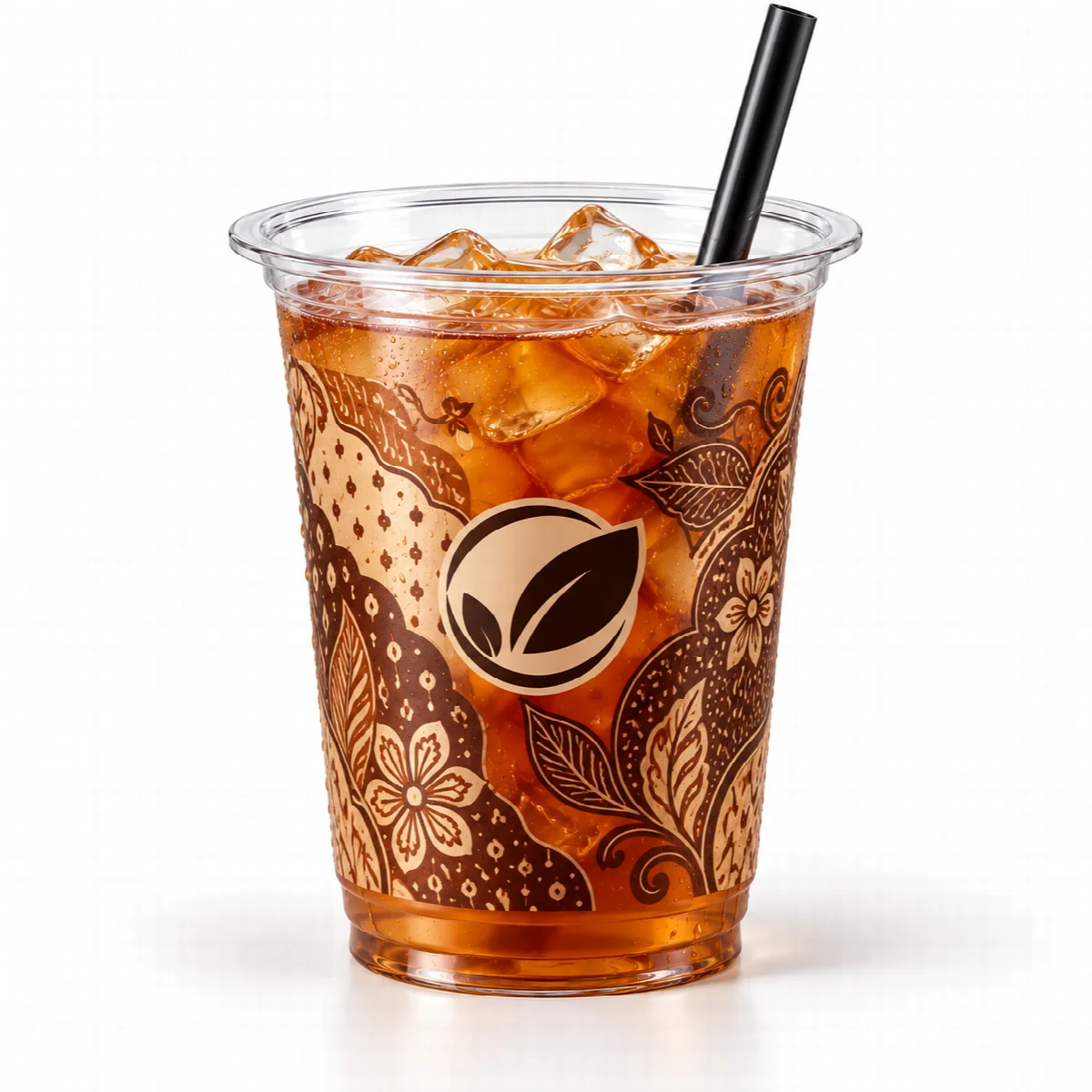 Gelas Motif Es Teh Solo Plastik 16 Oz