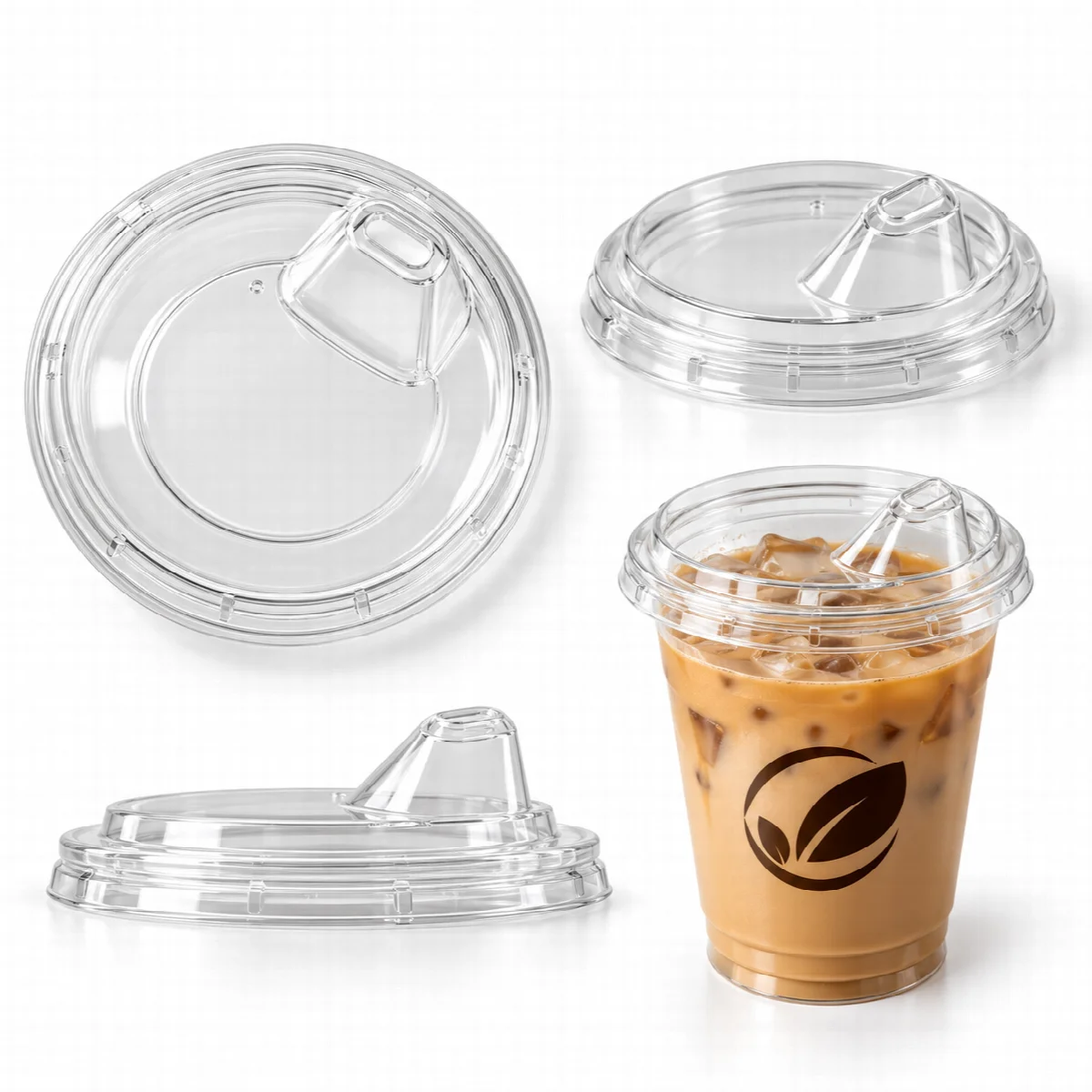 Tutup Gelas Plastik Lid Strawless 92,5 mm